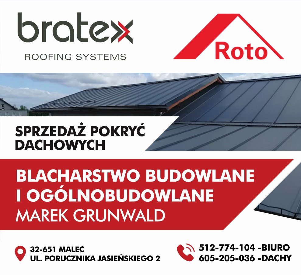 Blacharstwo Budowlane oraz Ogólnobudowlane Marek Grunwald - malowanie dachów OŚWIĘCIM malowanie dachów OŚWIĘCIM